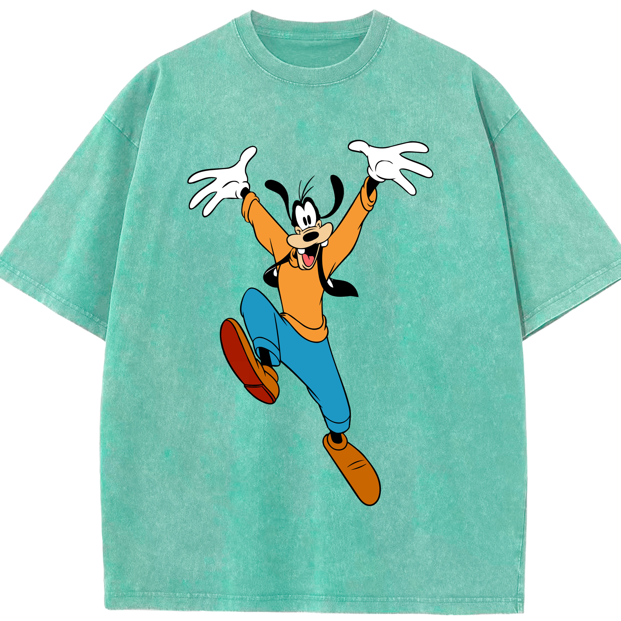 （画像用） ミッキーマウス Mickey Mouse 綿100% ヴィンテージ風 半袖Tシャツ（フロントプリント）